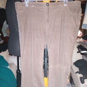 Woman's Corduroy Stretch Straight Leg Pants